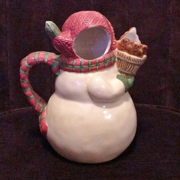 ‼️LAST DAY‼️ VGUC~ Snowman Pitcher - Picture 3 of 6